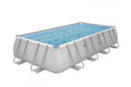 [15356470BES] Piscine - Power Steel Grise hors sol rectangulaire  (671x366x132 cms)
