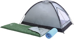 [29168000BES] Kit Camping,  2 sacs de couchages et une tente